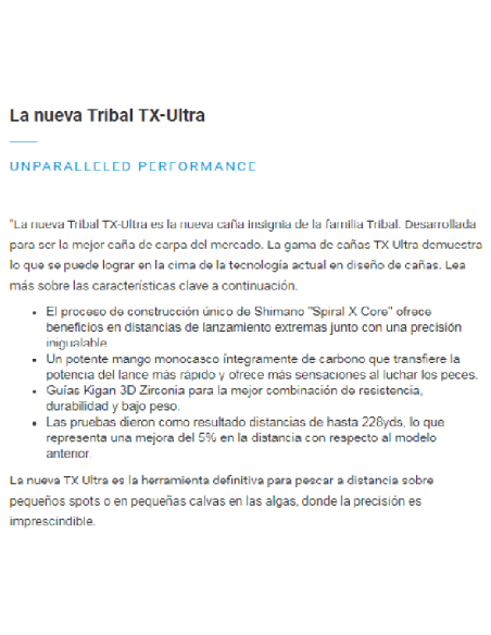 SHIMANO CANYA CARPA NOVA 2021 TRIBAL TX-ULTRA  A  INTENSITY