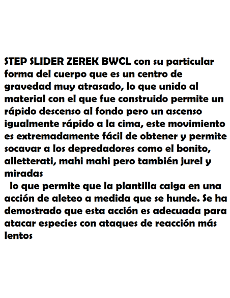 ZEREK STEP SLIDER JIG LURE 50 GR.