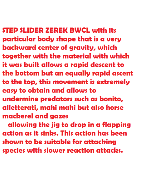 ZEREK STEP SLIDER JIG SEÑUELO 50 GR.