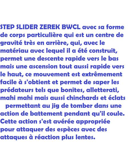 ZEREK STEP SLIDER JIG LURE 50 GR.