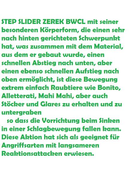 ZEREK STEP SLIDER JIG ESQUER 50 GR.