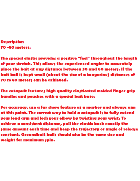 TIRADOR DRENNAN GROUND BAITCATY X LONG  80M.