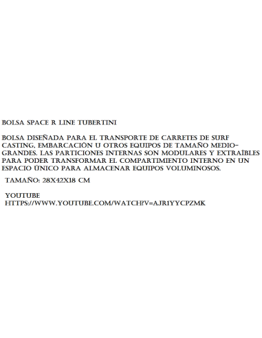 BORSA TUBERTINI SPACE R LINE