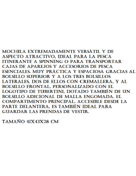 ZAINO TUBERTINI RUNNER