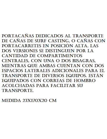 FUNDA PORTA CAÑAS TUBERTINI FODERO BOUNTY 1 