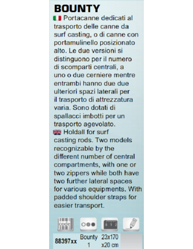 FUNDA PORTA CAÑAS TUBERTINI FODERO BOUNTY 1 