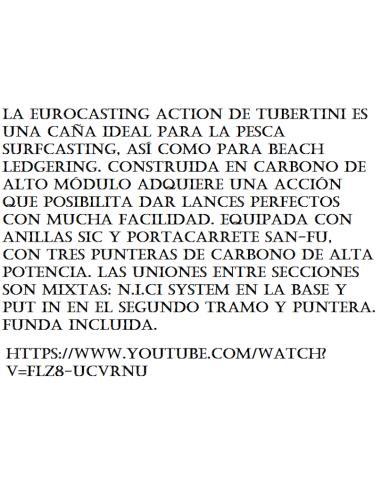 CANNE LEDGERING-SURF TUBERTINI EUROCASTING ACTION 