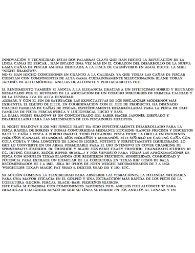 ILLEX NIGHT SHADOW B-220-MH 