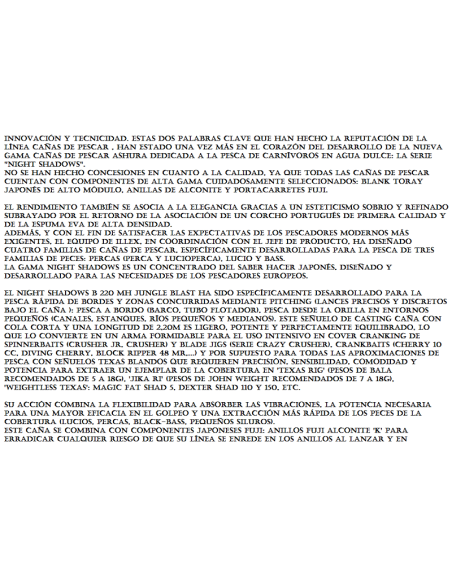 ILLEX NIGHT SHADOW B-220-MH 