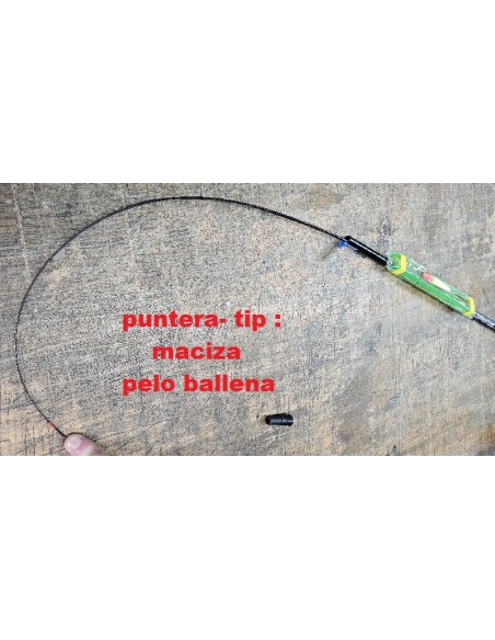 caña telescopica , pelo ballena + conjunto plegador