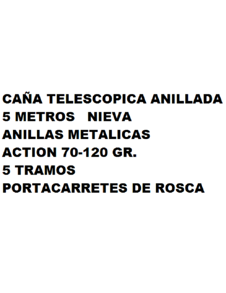 CANNE TELESCOPIQUE KELMAN NIEVA 5.00M.