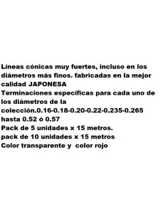 cua de rata  tapered surfcasting , tapered 2