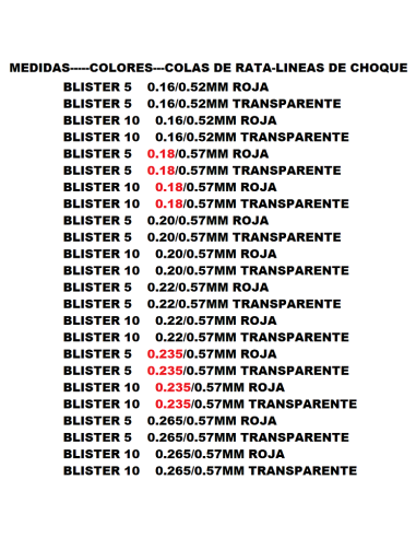 cua de rata  tapered surfcasting , tapered
