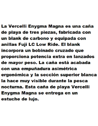 CANNE SURFCASTING VERCELLI ENYGMA MAGNA