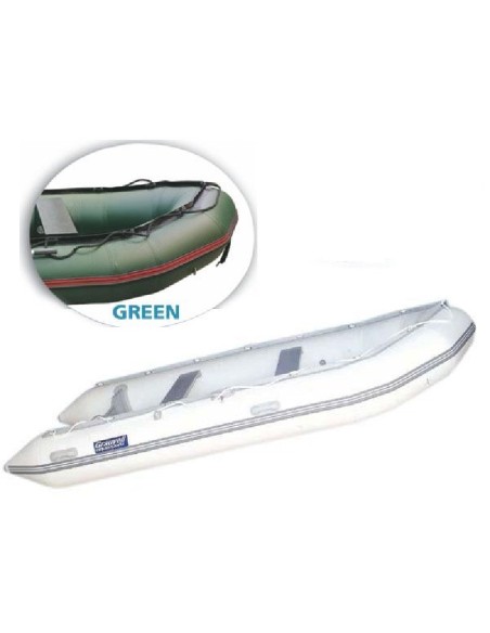 Halbstarres pneumatisches aufblasbares PVC-Bootspaket 3,60 m (Holzboden)