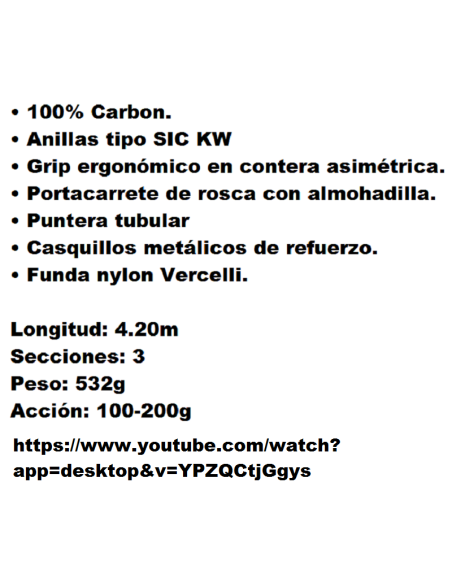 SURFCASTING-BEACH CASTING ROD VERCELLI OXYGEN RADIANT  KW