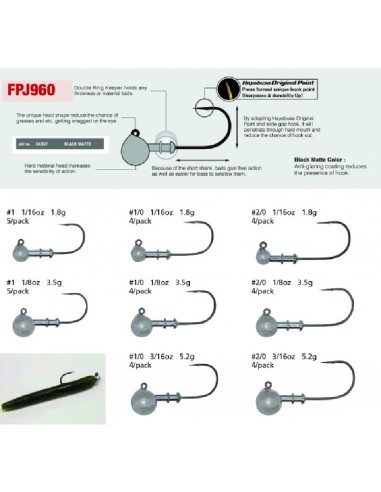 hayabusa jig head fpj960 bm
