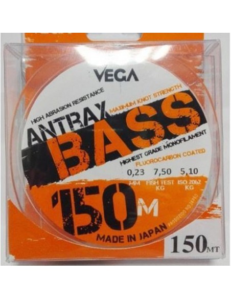 VEGA NYLON FLUOROCARBON ANTRAX 150M.