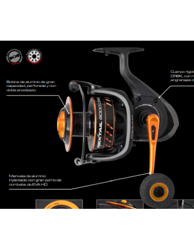 CINNETIC MULINELLO REXTAIL 9000 CRBK