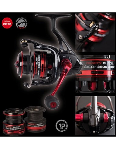 CINNETIC REEL CRAFTY BLACK III 6000 XP CRBK
