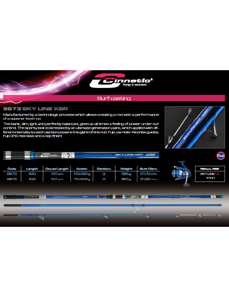 CINNETIC CAÑA SKY LINE XBR 4.50M.