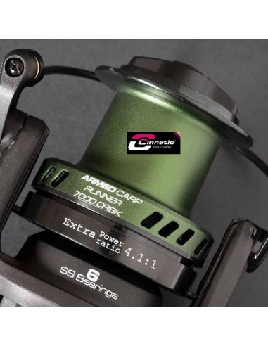 CINNETIC REEL ARMED CARP RUNNER 7000 CRBK