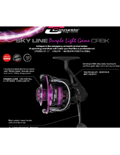 CINNETIC MOULINETE SKY LINE PURPLE LG 4000 2