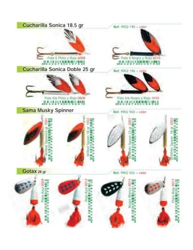 10 gode spinnere, valg TASTING