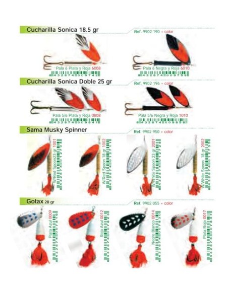 10 lieliskas spinners, izvēle degustācija