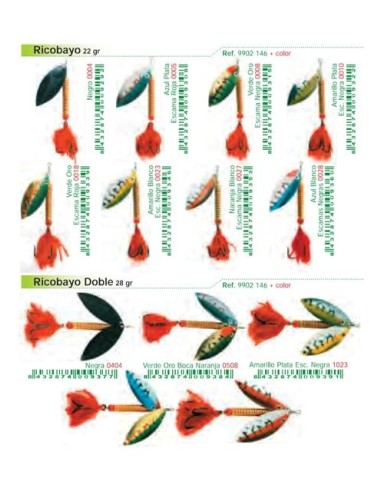 10 grote spinners, KEUZE PROEVEN