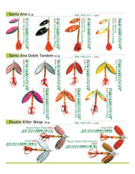 10 suurt spinnereid, VALIK DEGUSTEERIMISE