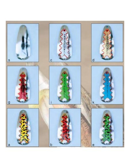 10 grote spinners, KEUZE PROEVEN