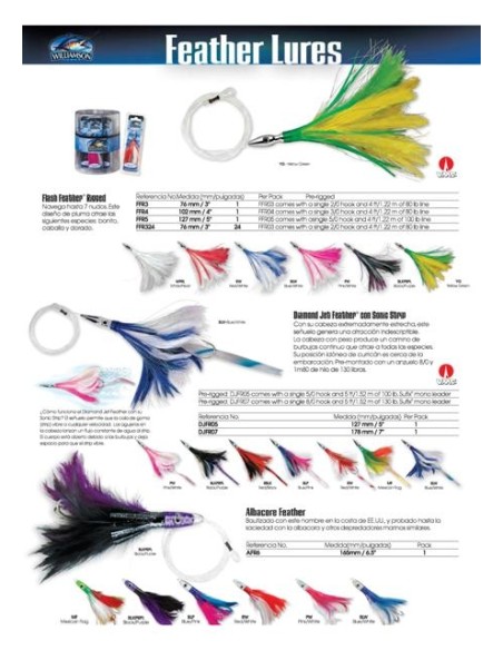 10 TROLLING PENAS e Rigs de pesca ao corrico