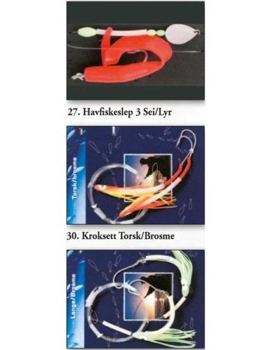 10 TROLLING ბუმბულით და TROLLING RIGS