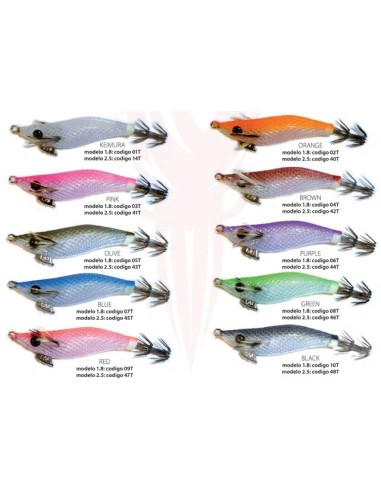 10 PALHAÇOS, JIBIONERAS,SQUID JIG