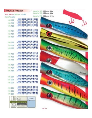 10 artificial lures, assorted tasting