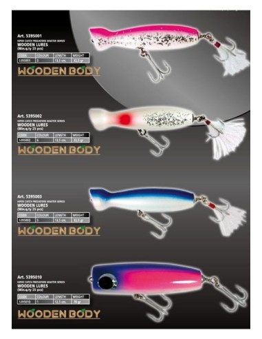 10 artificial lures, assorted tasting