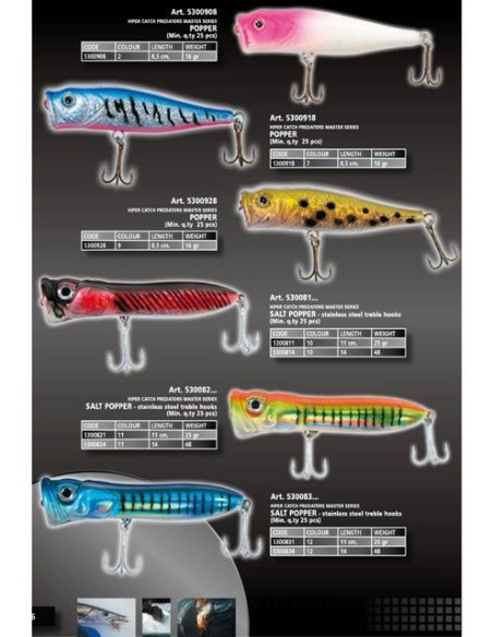 10 năluci artificiale, Degustare de asortat
