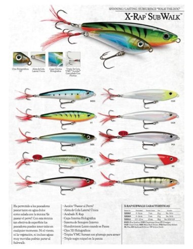 10 Mākslīgais lures, asorti degustācija