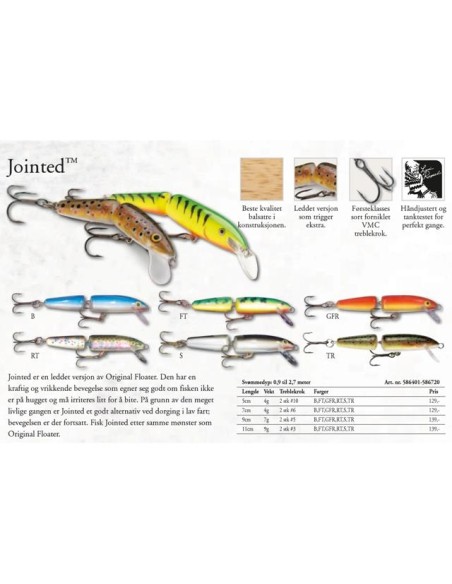 10 kunstlik lures, assortii degusteerimine