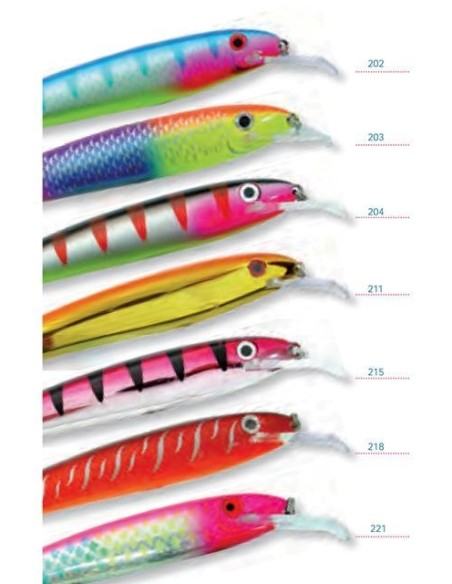 10 artificial lures, assorted tasting
