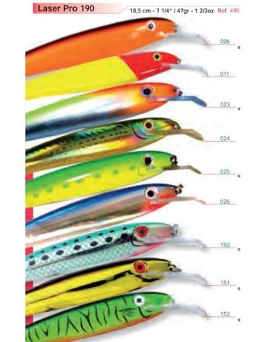 10 kunstlik lures, assortii degusteerimine
