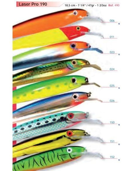 10 kunstlik lures, assortii degusteerimine
