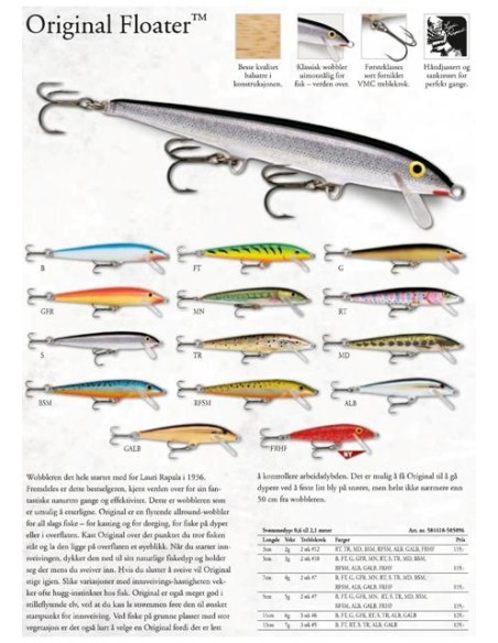 10 kunstlik lures, assortii degusteerimine