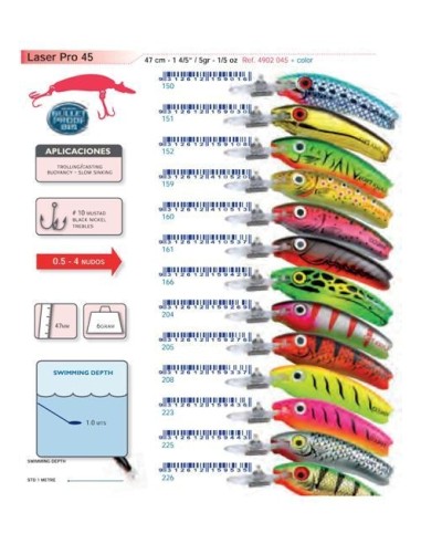 10 kunstlik lures, assortii degusteerimine