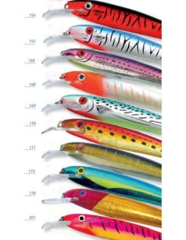 10 kunstige lokker, assortert smaker