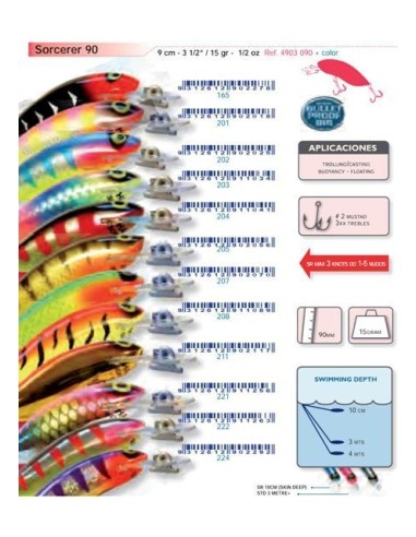 10 kunstlik lures, assortii degusteerimine