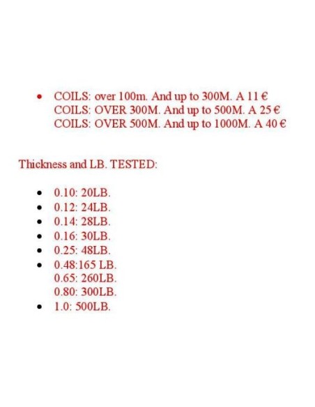 FIL TRENAT 100% dyneema