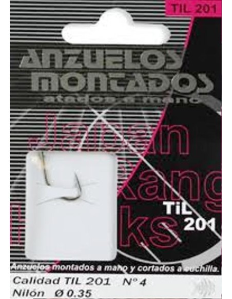 10 PAQUETES, DE 10 ANZUELOS ATADOS