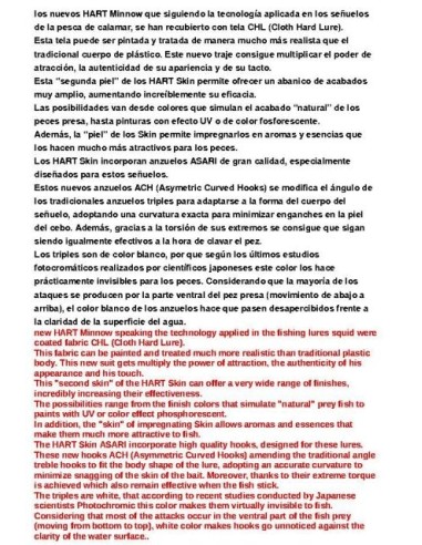 HART SKIN MINNOW 125